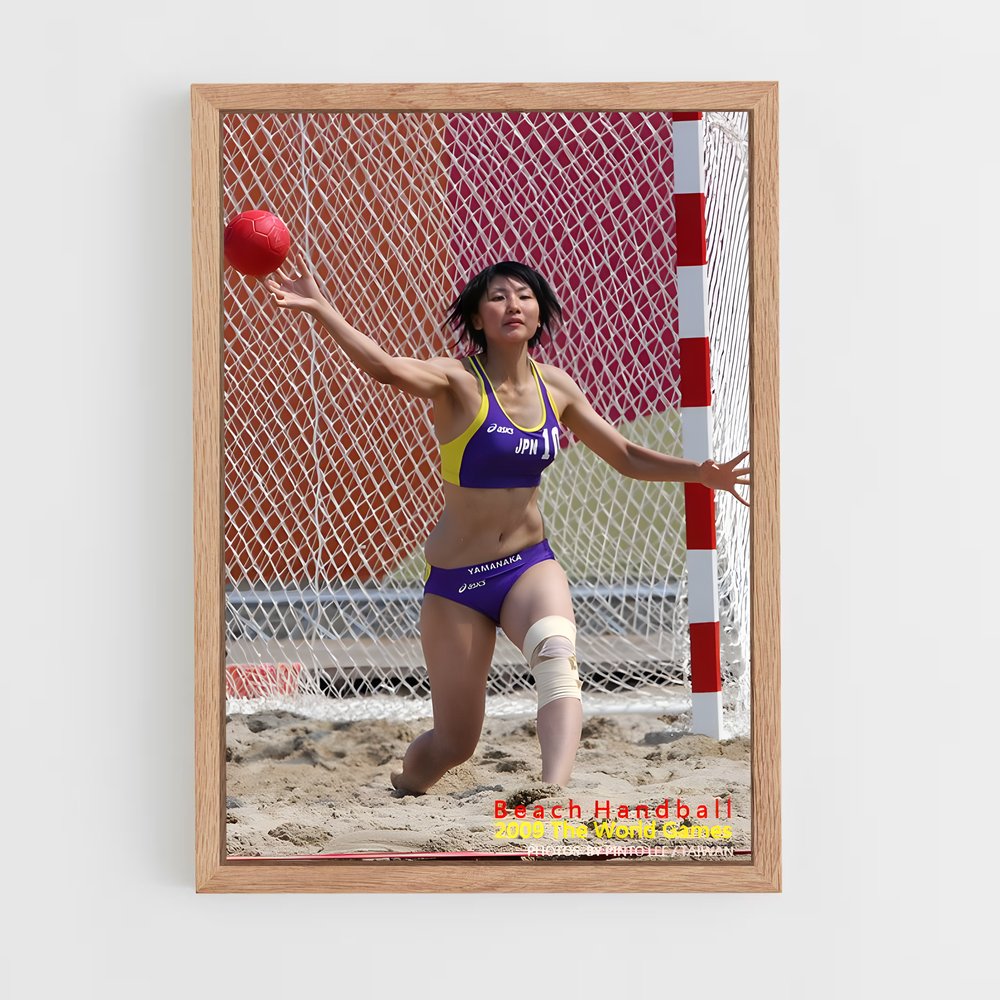 Poster Beach de handball (vue 4)